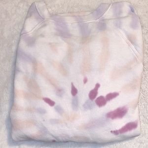 tie dye crewneck